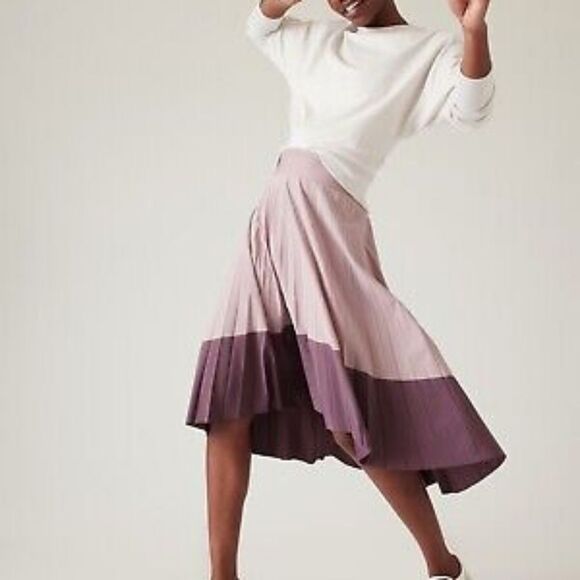 🐢 ATHLETA Swing Forward Pleated Skirt - Picture 1 of 9